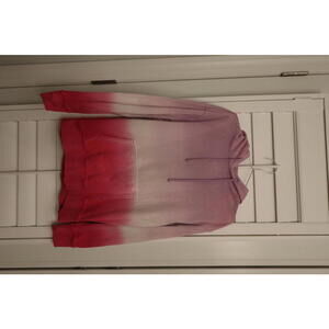 Ivory Ella ombré hoodie purple/pink with elephant logo on back size Large